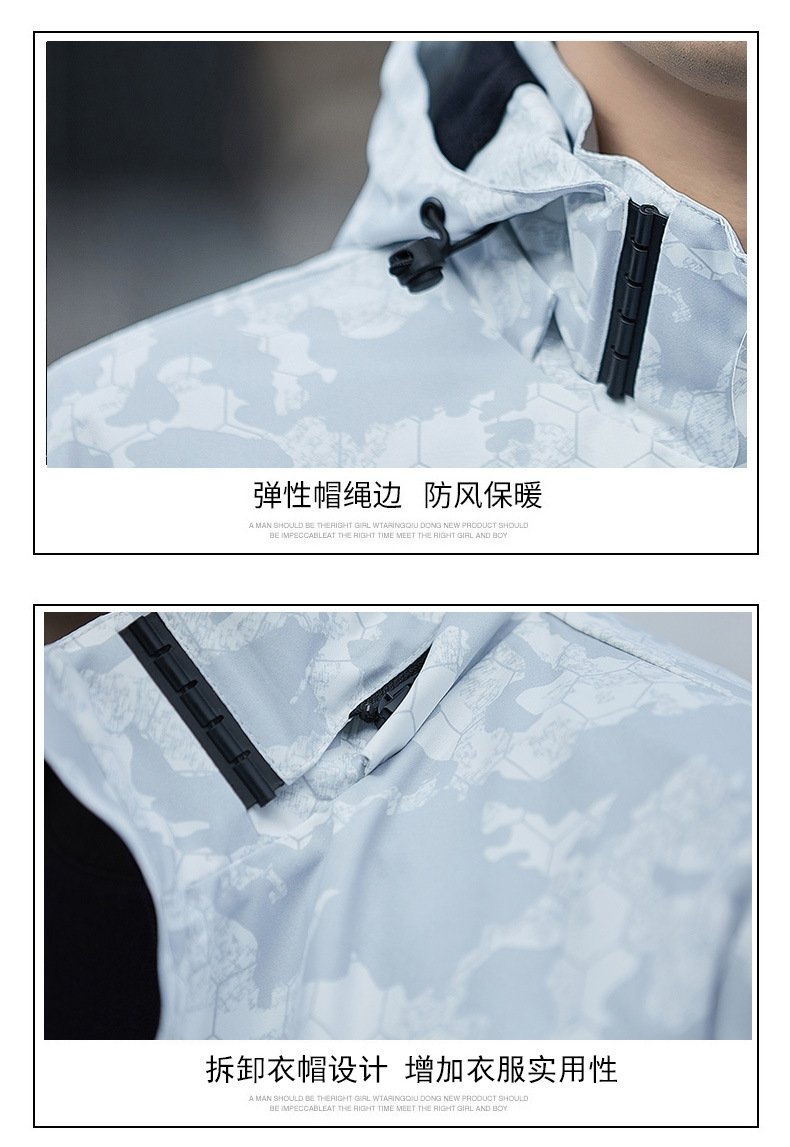 Мужская ветровка съемным капюшоном оптом из Китая