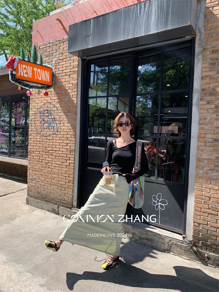 Футболка с длинным рукавом COMMON ZHANG оптом из Китая