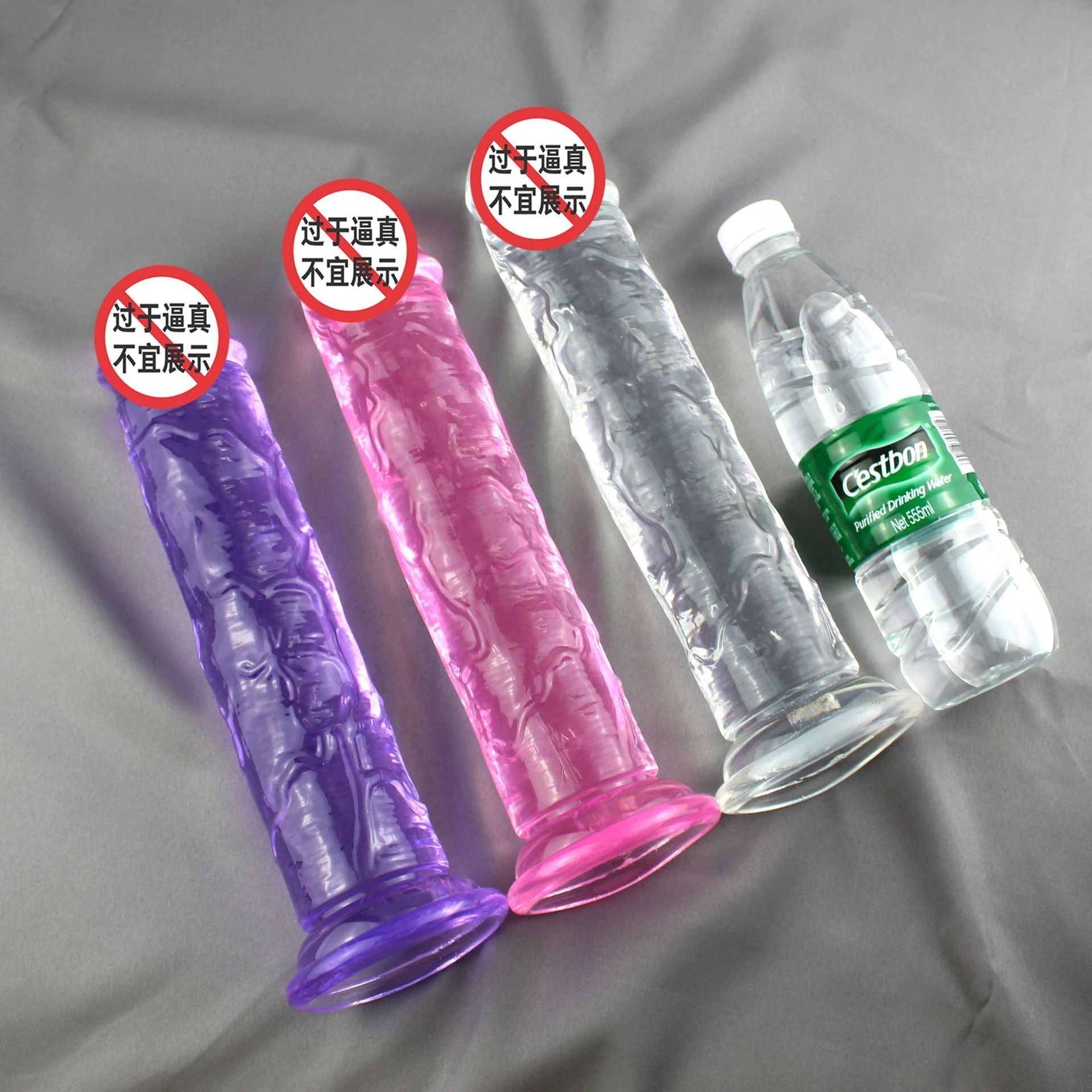 Силиконовый фаллоимитатор с присоской 32см*6см оптом