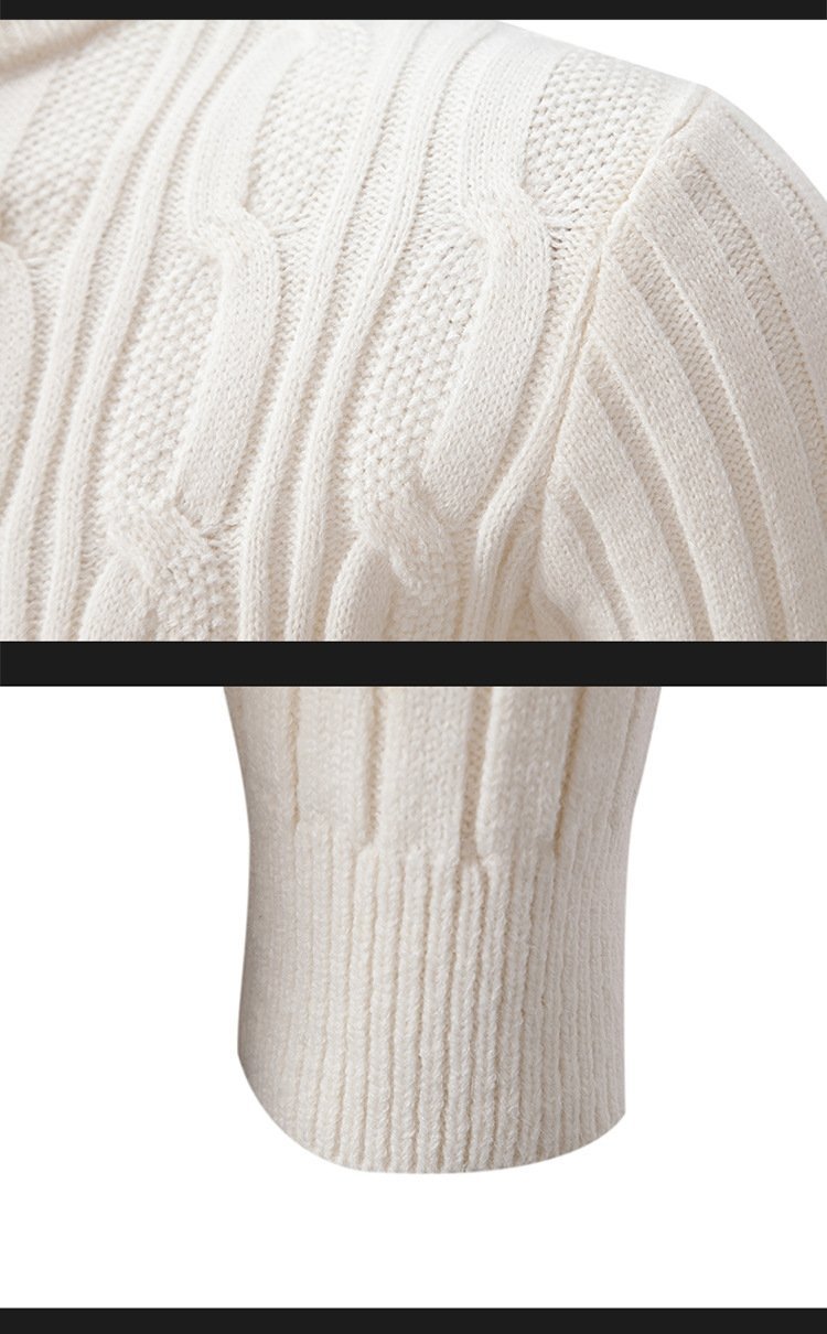 Мужской свитер с полувысоким воротником оптом