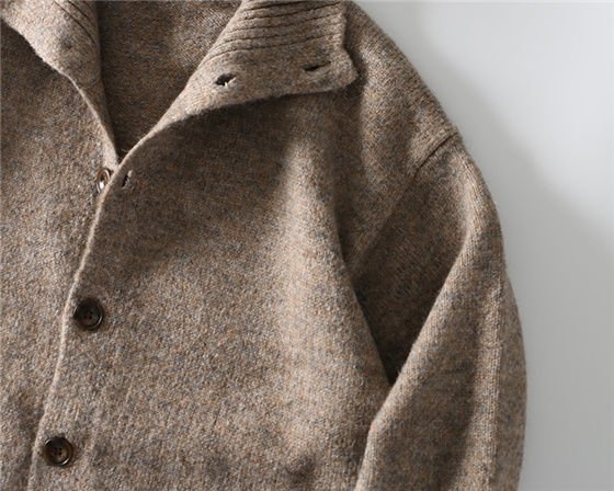 Высокий воротник вязаный свитер для мужчин оптом