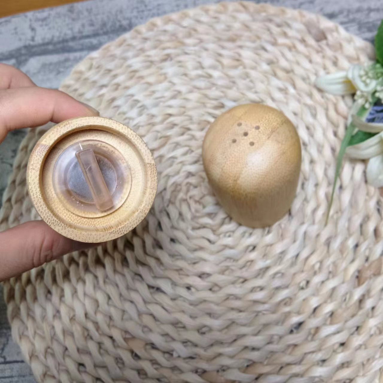 Ручной мельницы для перца и соли из бамбука оптом