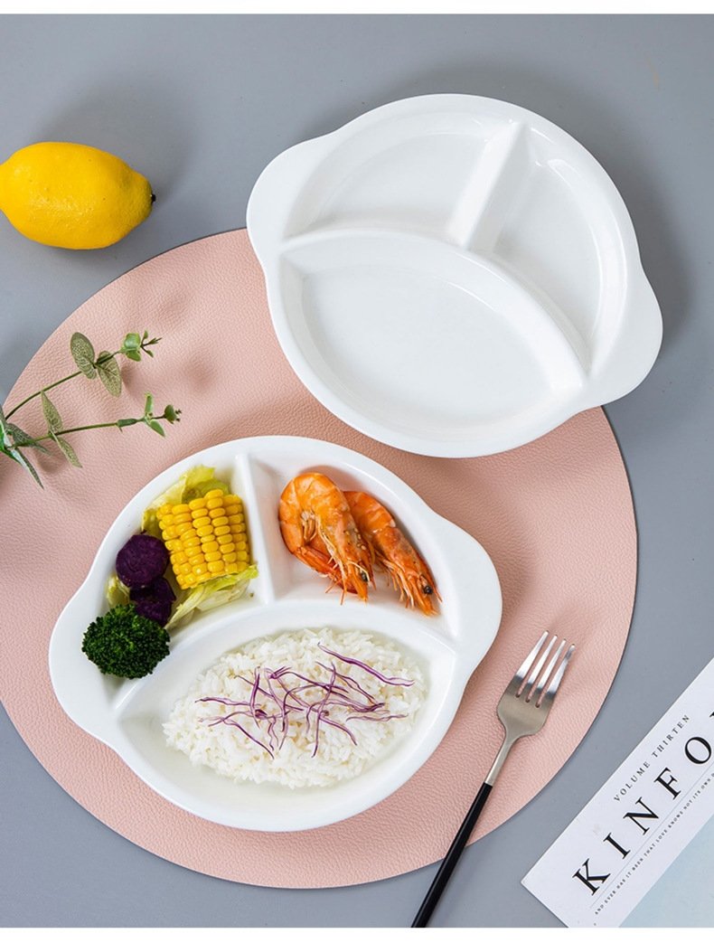 Детская тарелка из костяной фарфоровой керамики оптом