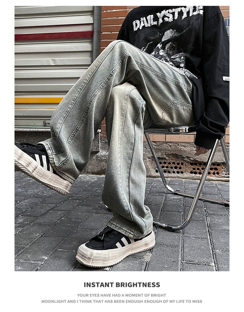 Мужские джинсы в стиле хайстрит оптом из Китая