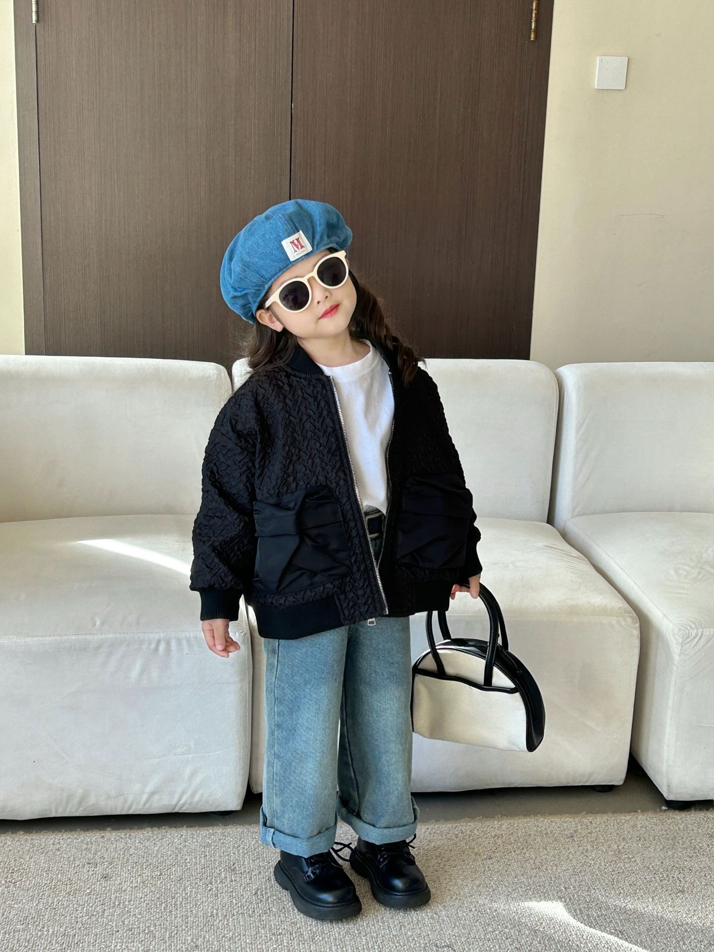 Детская куртка с пузырьками и складками оптом из Китая