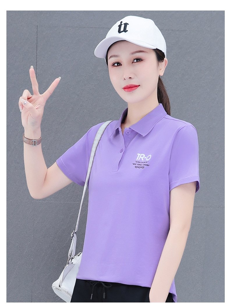 Поло с коротким рукавом для женщин оптом