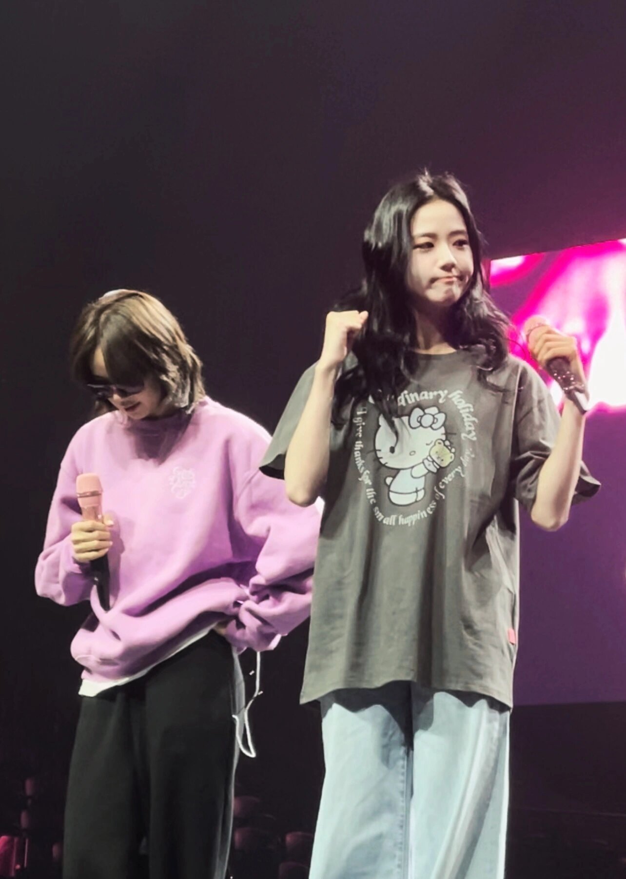 Кот Кетти широкая свободная футболка с коротким рукавом оптом