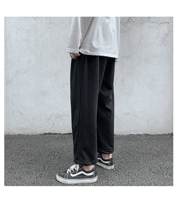 Мужские широкие джинсы в стиле ханбан с высокой посадкой оптом из Китая