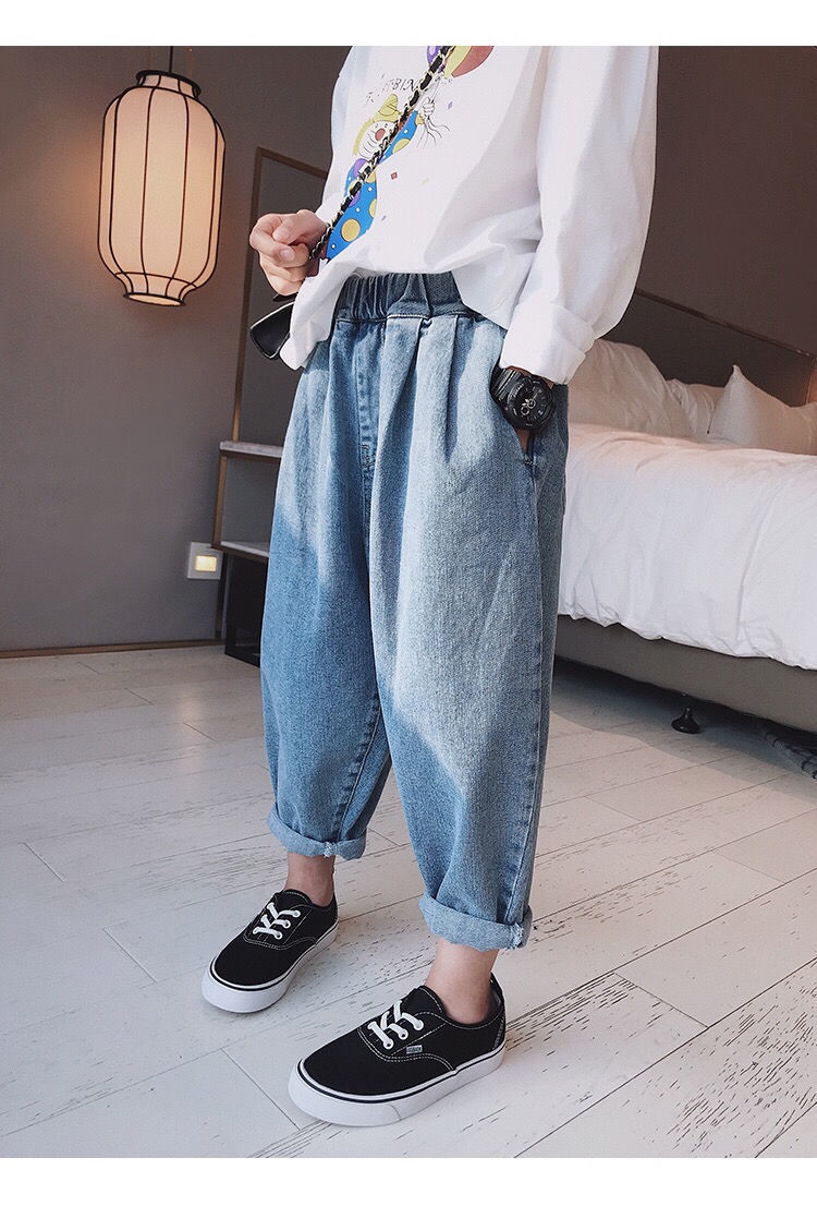 Джинсы для девочек весенне-осенние оптом из Китая