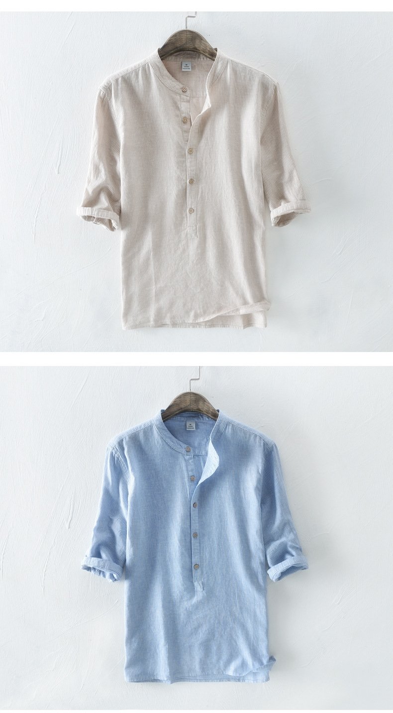 Летняя мужская хлопковая футболка с полосатым рукавом оптом