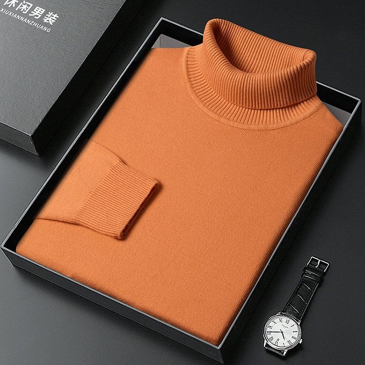 Мужской свитер с высоким воротником оптом