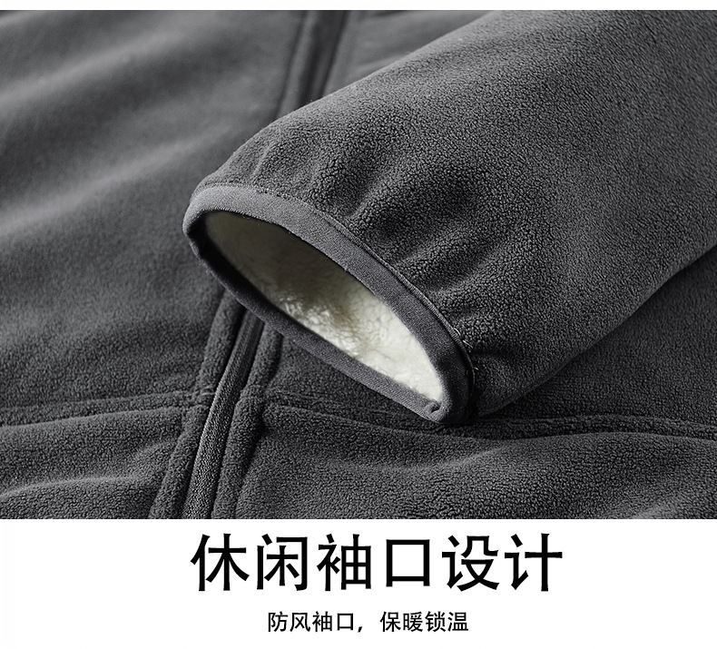 Мужская куртка с начесом и застежкой на молнии оптом из Китая