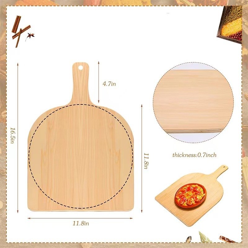 Деревянная пиццерия с ручкой оптом