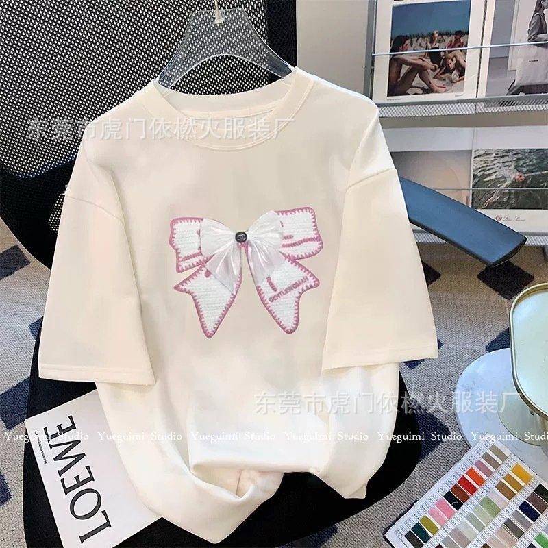 Футболка с коротким рукавом из 100% хлопка 2023 летней коллекции оптом