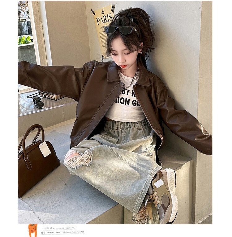 Детская куртка весна-осень 2024 оптом из Китая