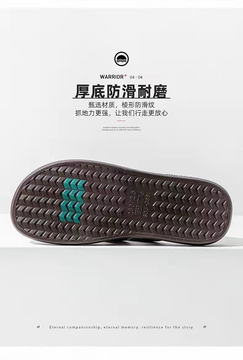 Мужские летние тапочки Warrior для дома и улицы оптом