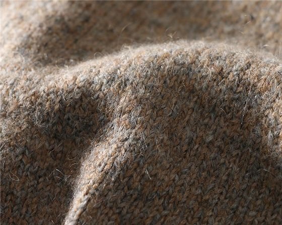 Высокий воротник вязаный свитер для мужчин оптом