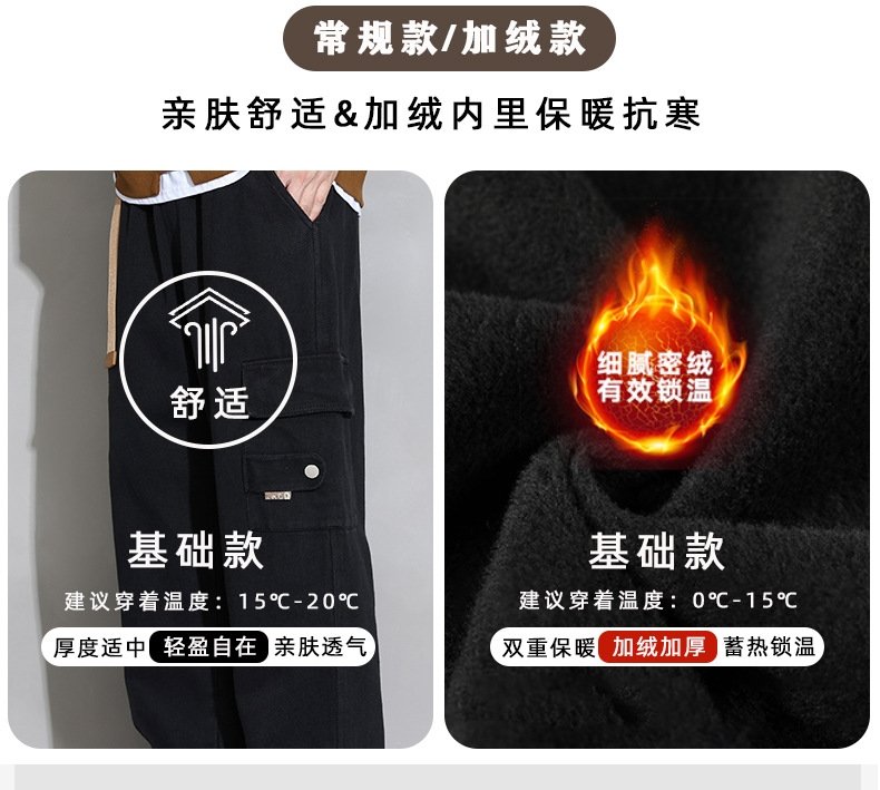 Джинсы мужские в стиле рабочей одежды оптом из Китая