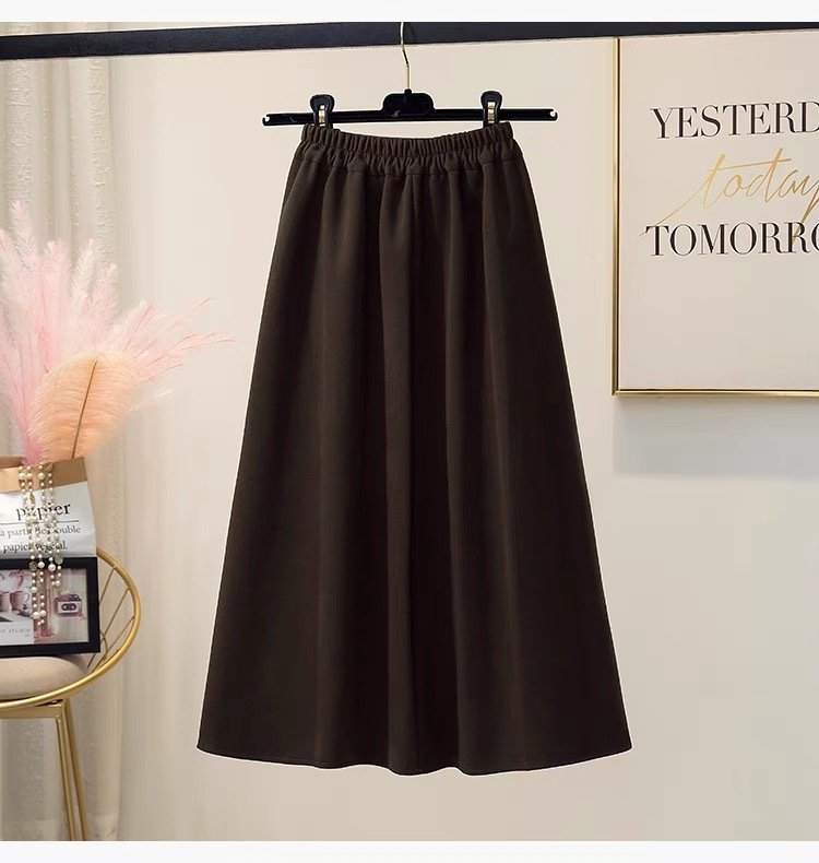 Юбка в стиле ретро с высокой талией и узором в виде зонта оптом из Китая