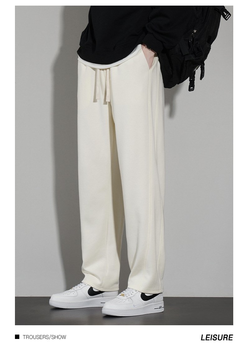 Мужские длинные брюки с прямыми штанинами оптом из Китая