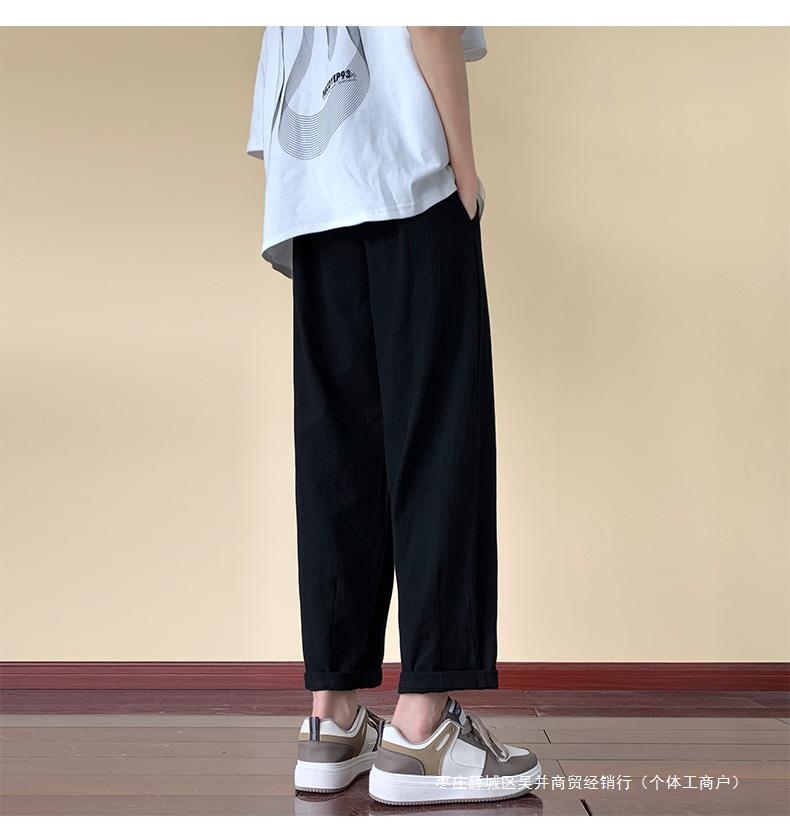 Мужские джинсы 2023 новой моды джинсы в стиле кэжуал с девятью дюймовыми брюками для мужчин оптом из Китая