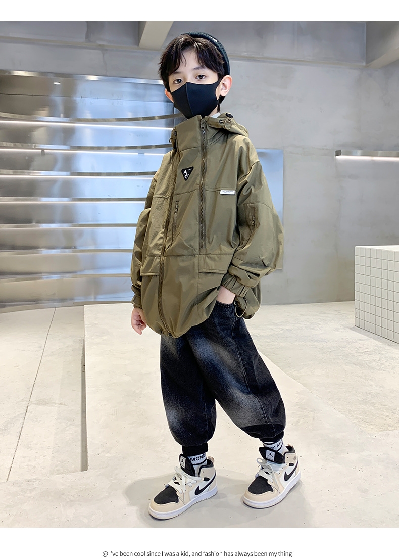 Детский плащ 2024 весна-осень оптом из Китая