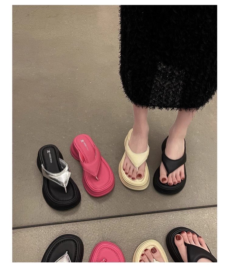 Женские летние туфли с толстой подошвой оптом