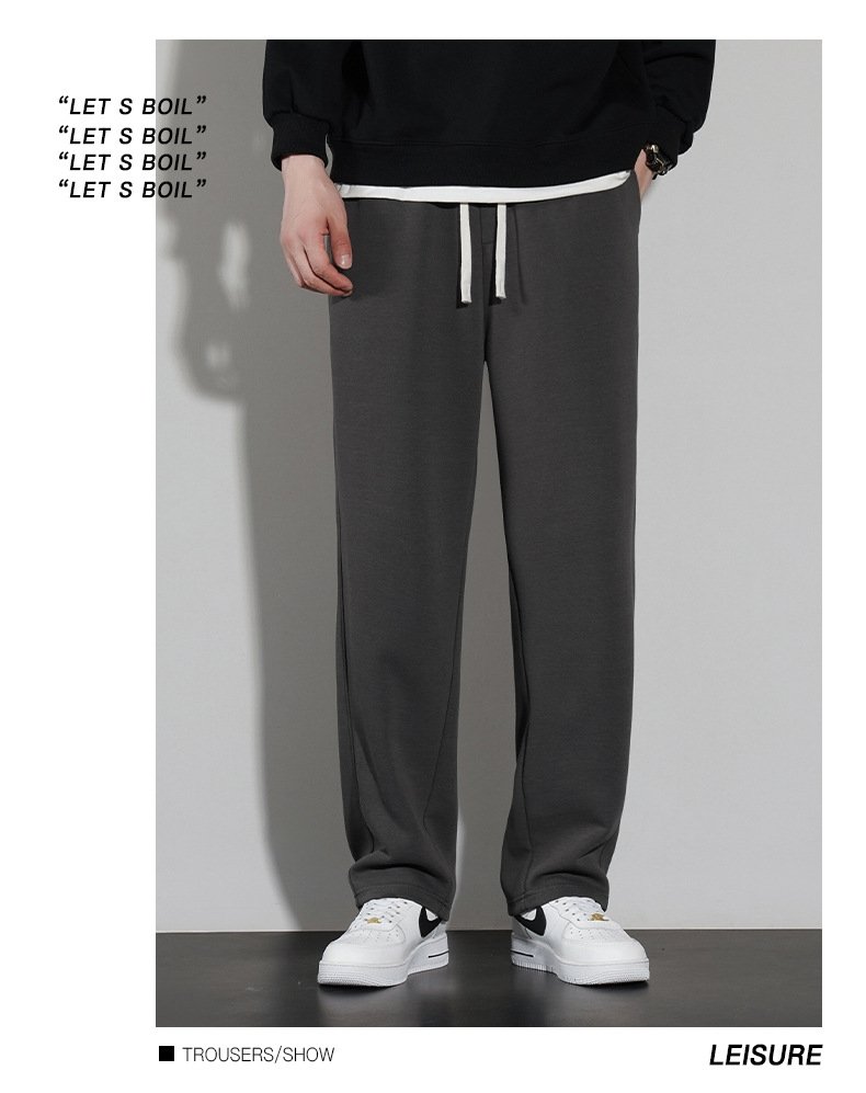 Мужские длинные брюки с прямыми штанинами оптом из Китая