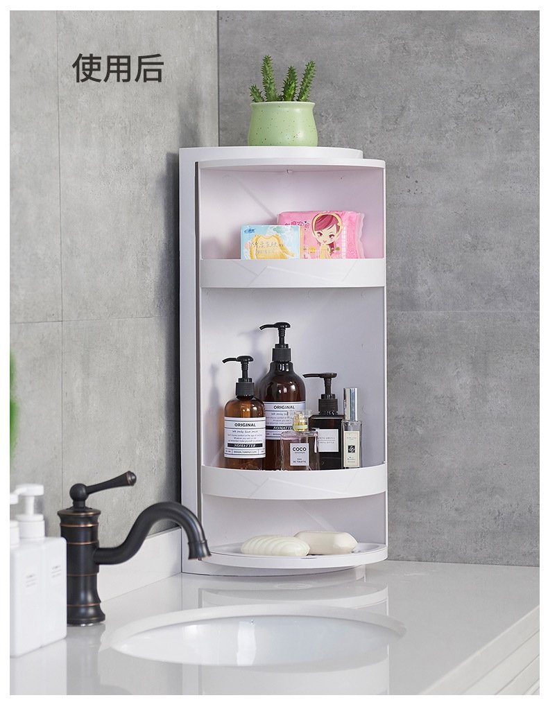 Угловая полка для ванной комнаты и кухни оптом