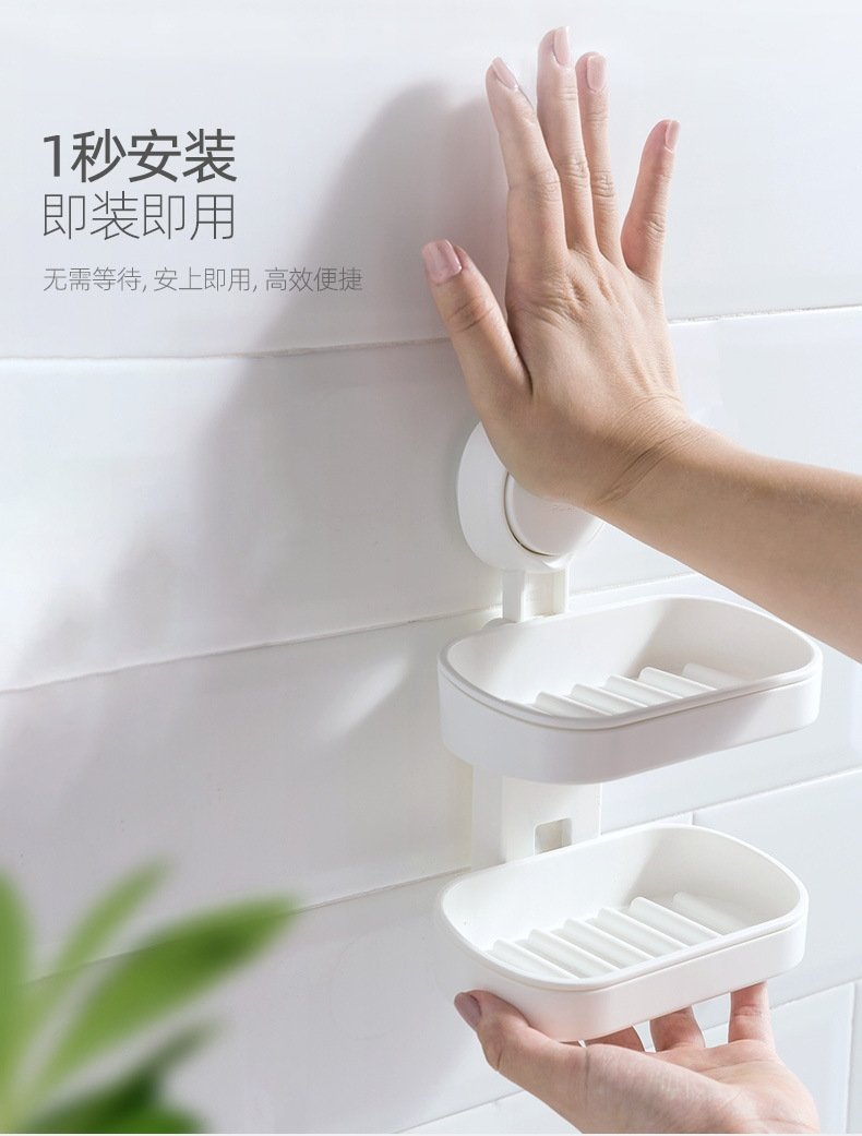 Вакуумный держатель для мыла двойной слой оптом