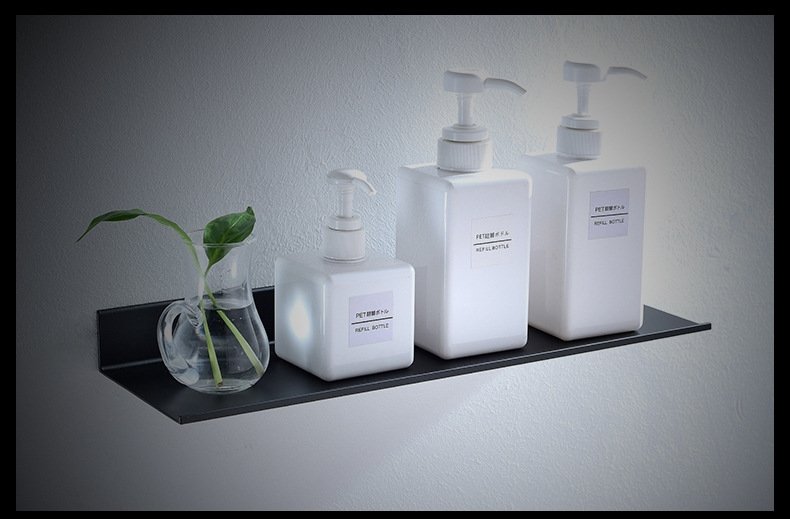 Полка для ванной комнаты из черного матового алюминия 30/40/50/60см оптом