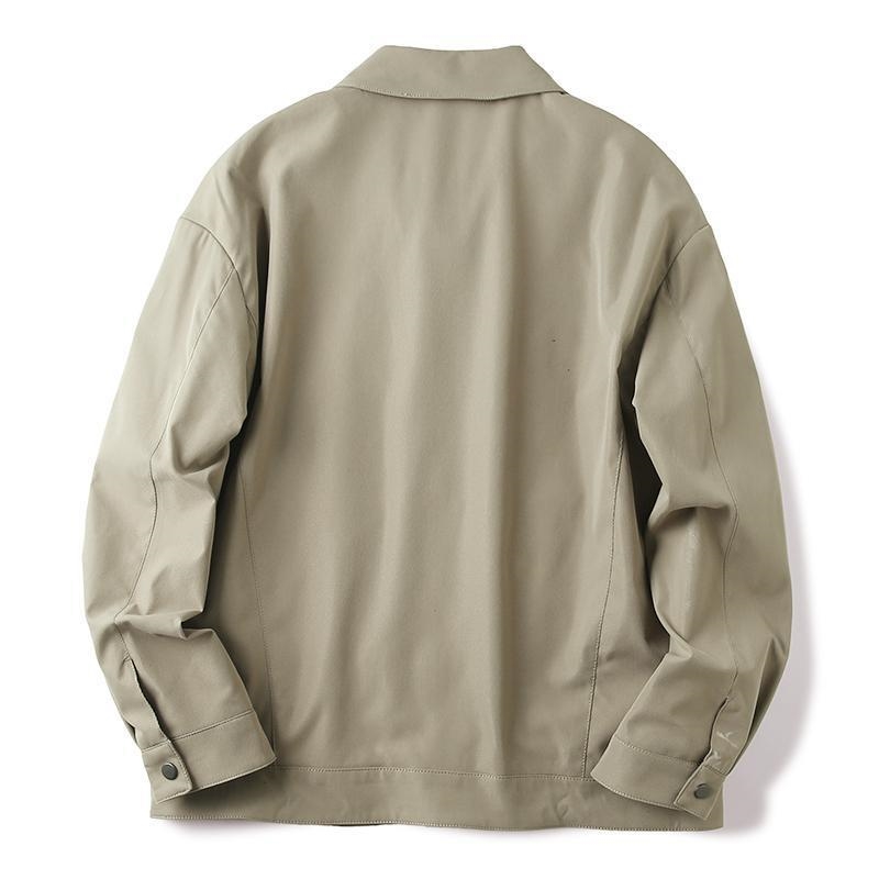 Мужская куртка с большими карманами и воротником оптом из Китая