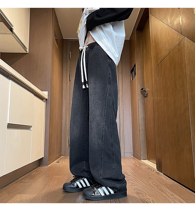 Джинсы мужские в стиле Хонконг весна оптом из Китая