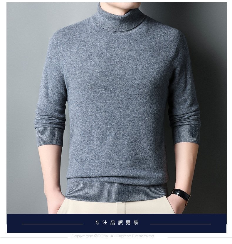 Мужской свитер из 100% шерсти оптом