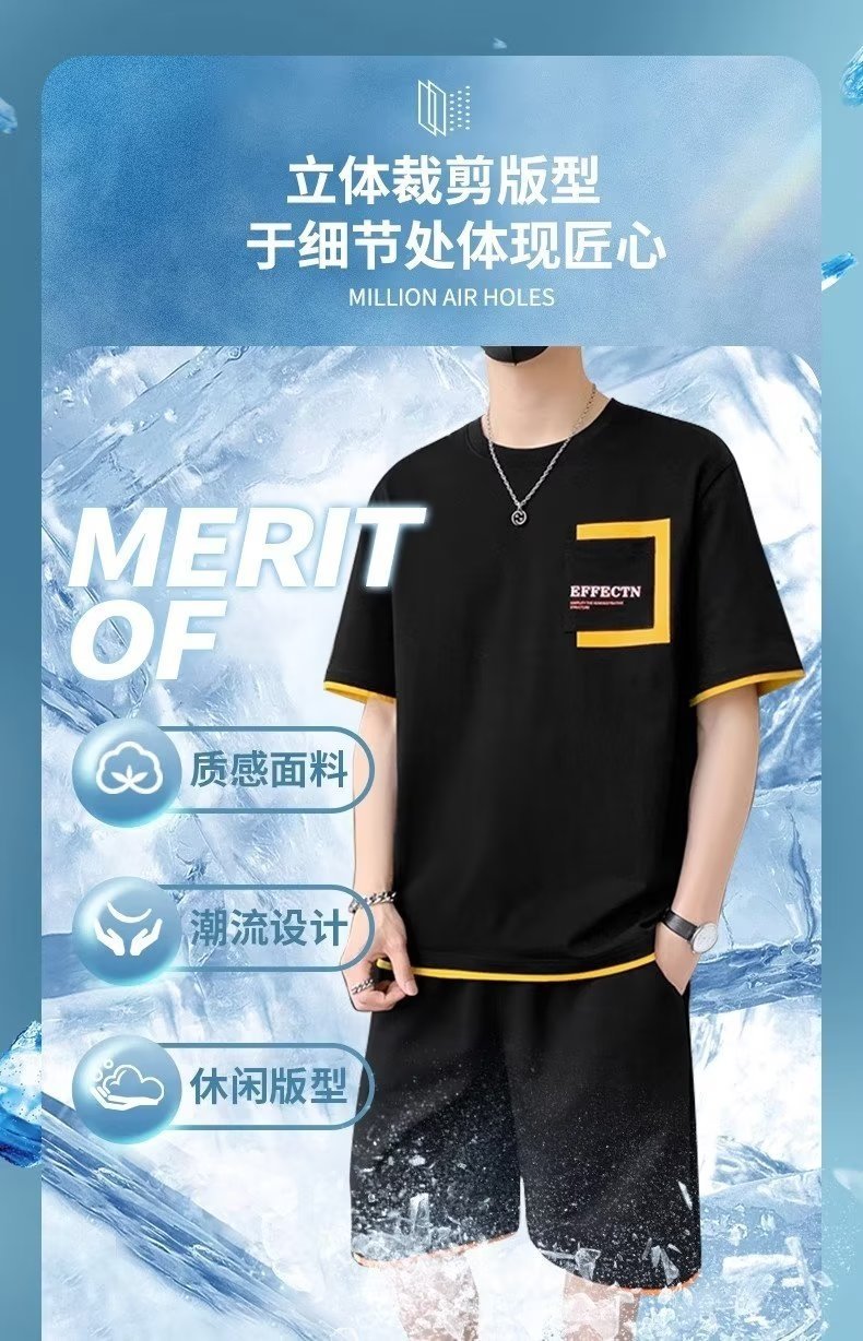 Летний спортивный костюм для мужчин оптом из Китая