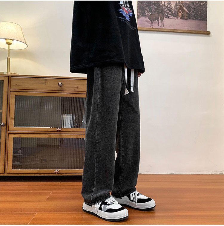 Джинсы мужские в стиле ретро оптом из Китая