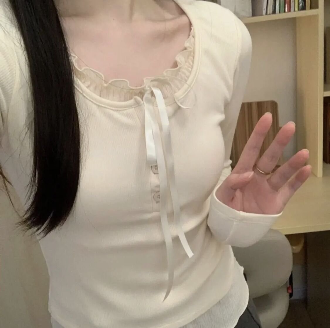 Лонгслив балетного стиля с американским сладко-острым вкусом оптом