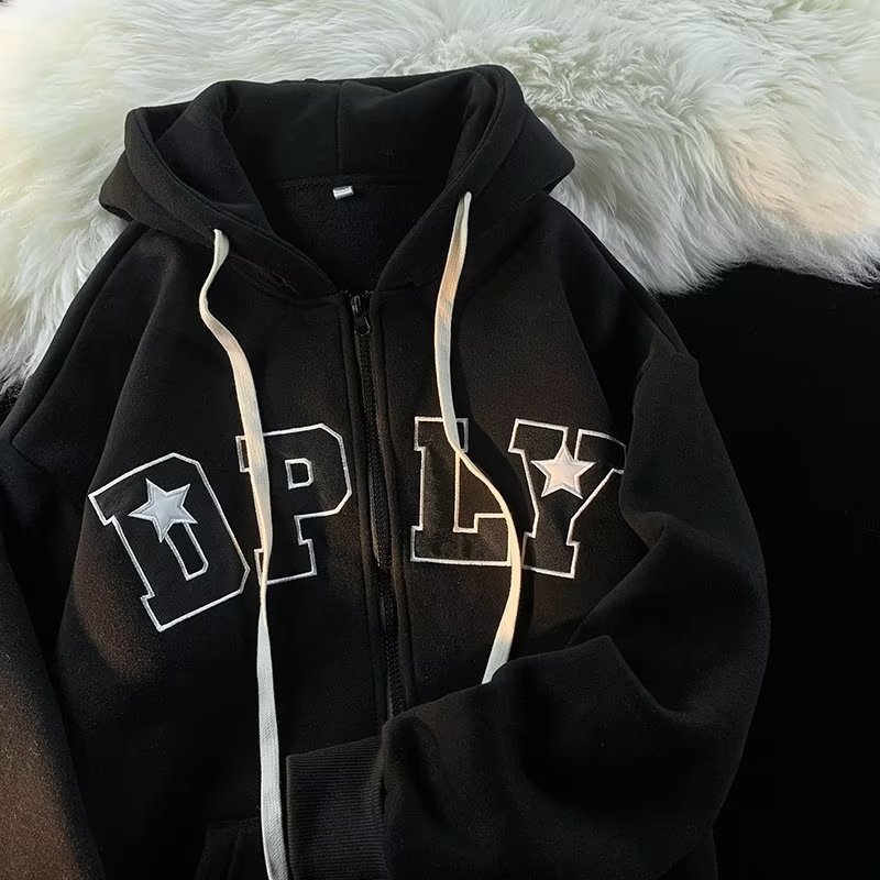 Мужская толстовка с капюшоном и принтом букв оптом из Китая