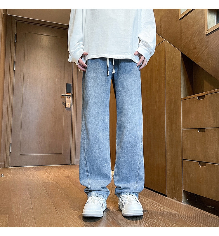 Джинсы мужские в стиле Хонконг весна оптом из Китая