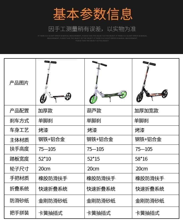 Детский самокат с большими колесами оптом