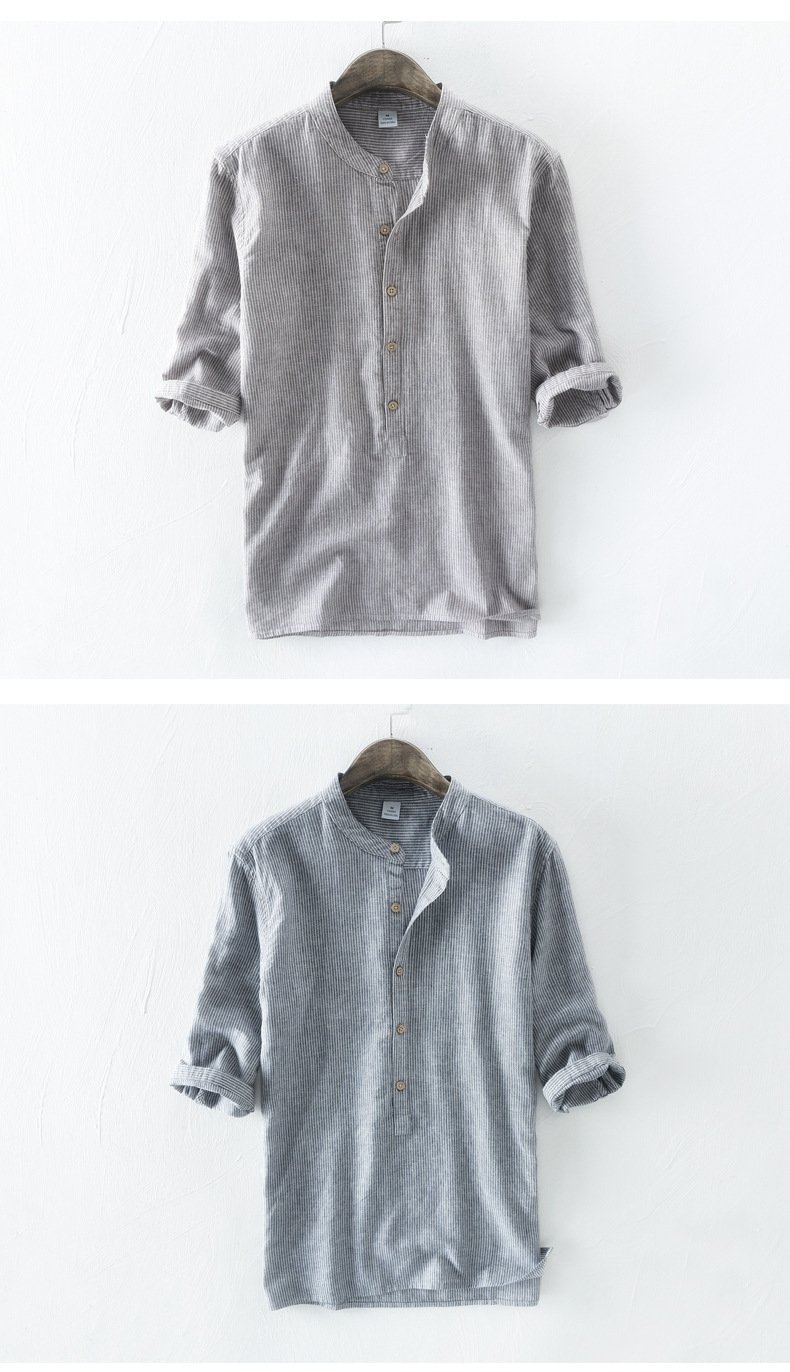 Летняя мужская хлопковая футболка с полосатым рукавом оптом