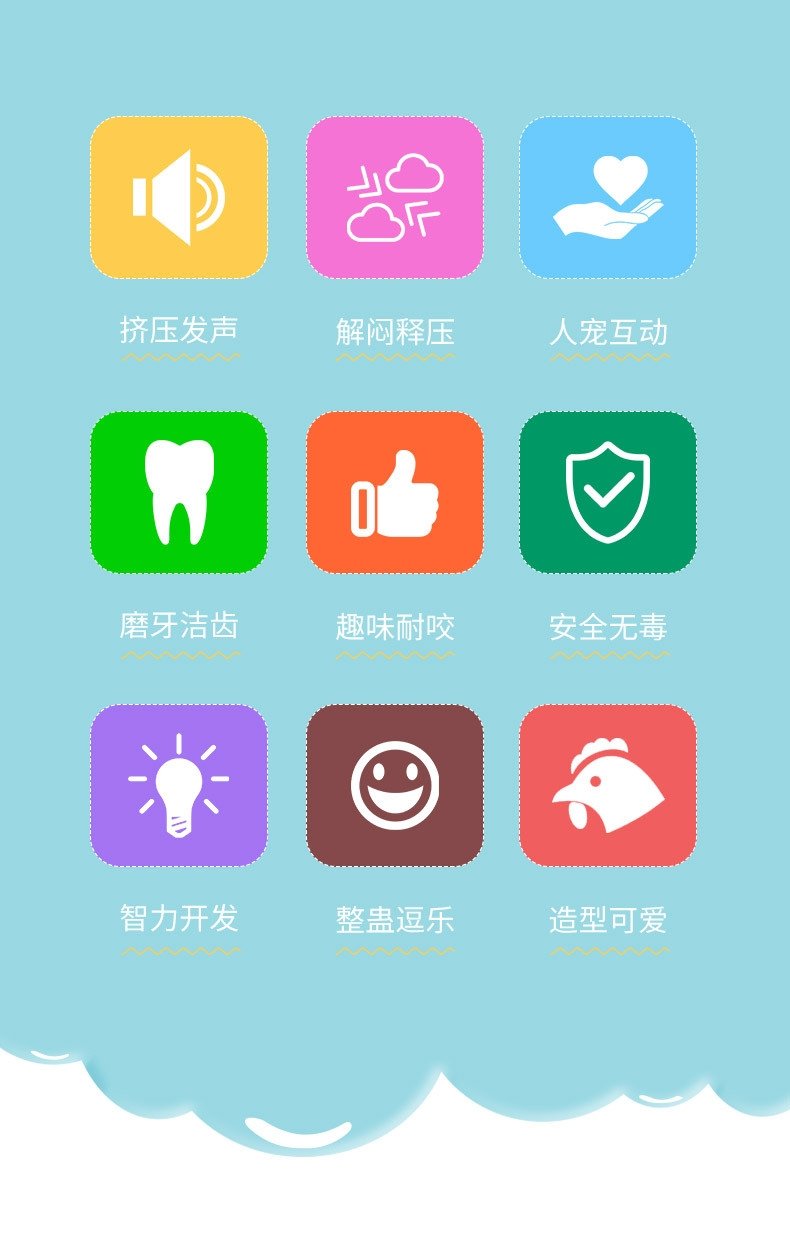 Игрушка для собак 'Курица-крикуня' с пищалкой оптом из Китая