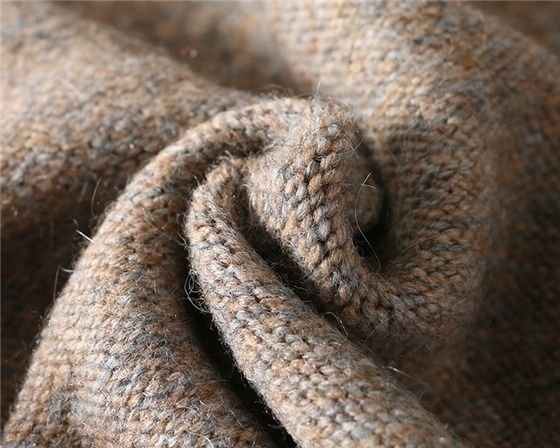 Высокий воротник вязаный свитер для мужчин оптом