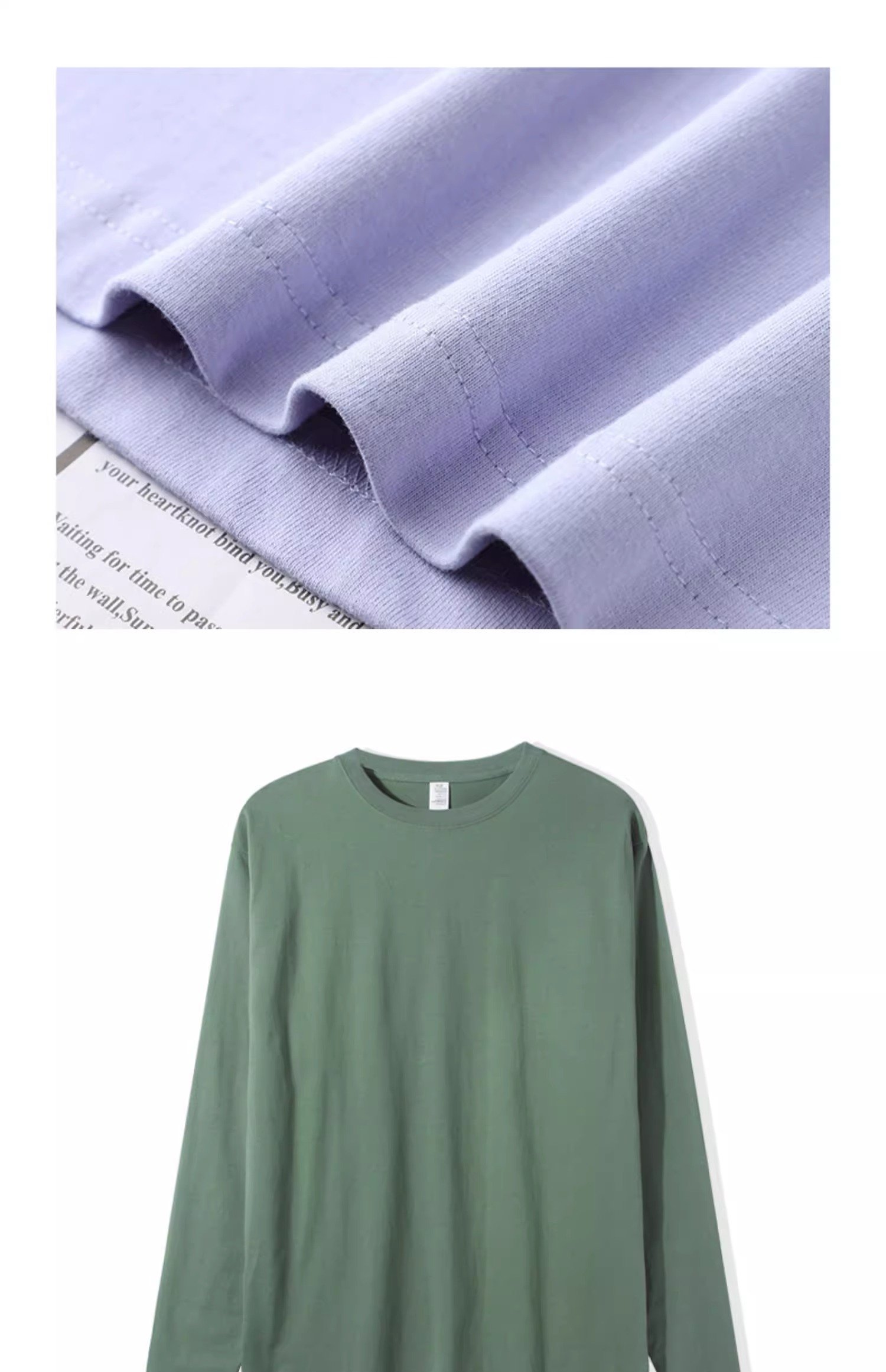 Толстовка с длинным рукавом из чистого хлопка 230 г, белая оптом