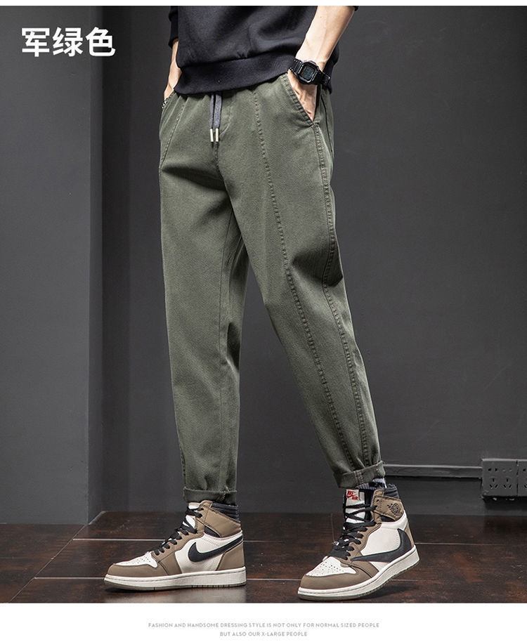 Мужские джинсы с манжетами и завышенной талией оптом из Китая