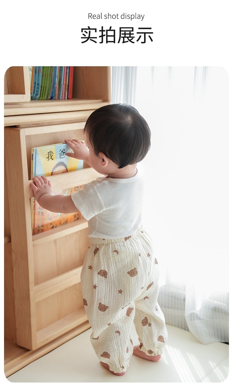 Летние детские штаны из марли оптом