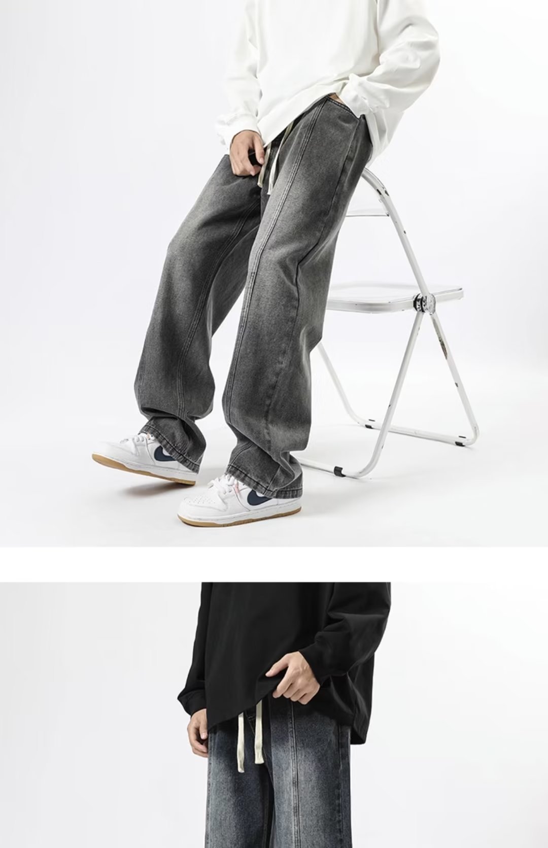 Мужские джинсы в стиле американской весны и лета оптом из Китая