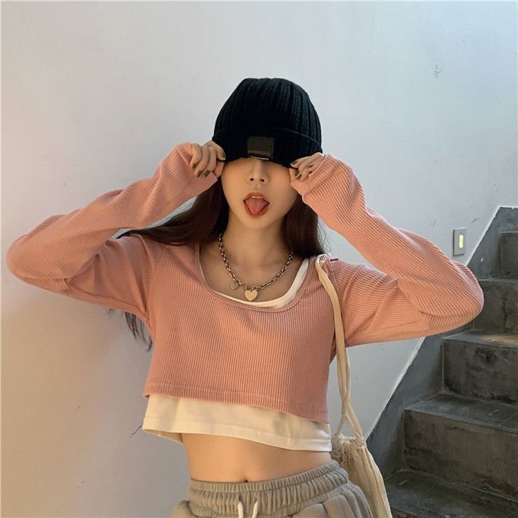 Длинная футболка с длинным рукавом оптом