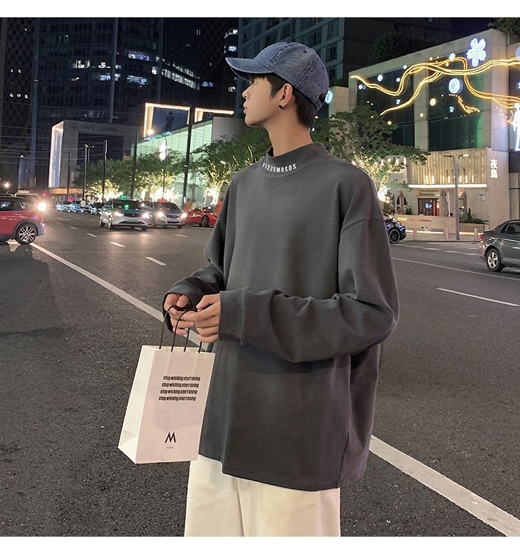 Мужская термобелье с высоким воротником и длинным рукавом оптом