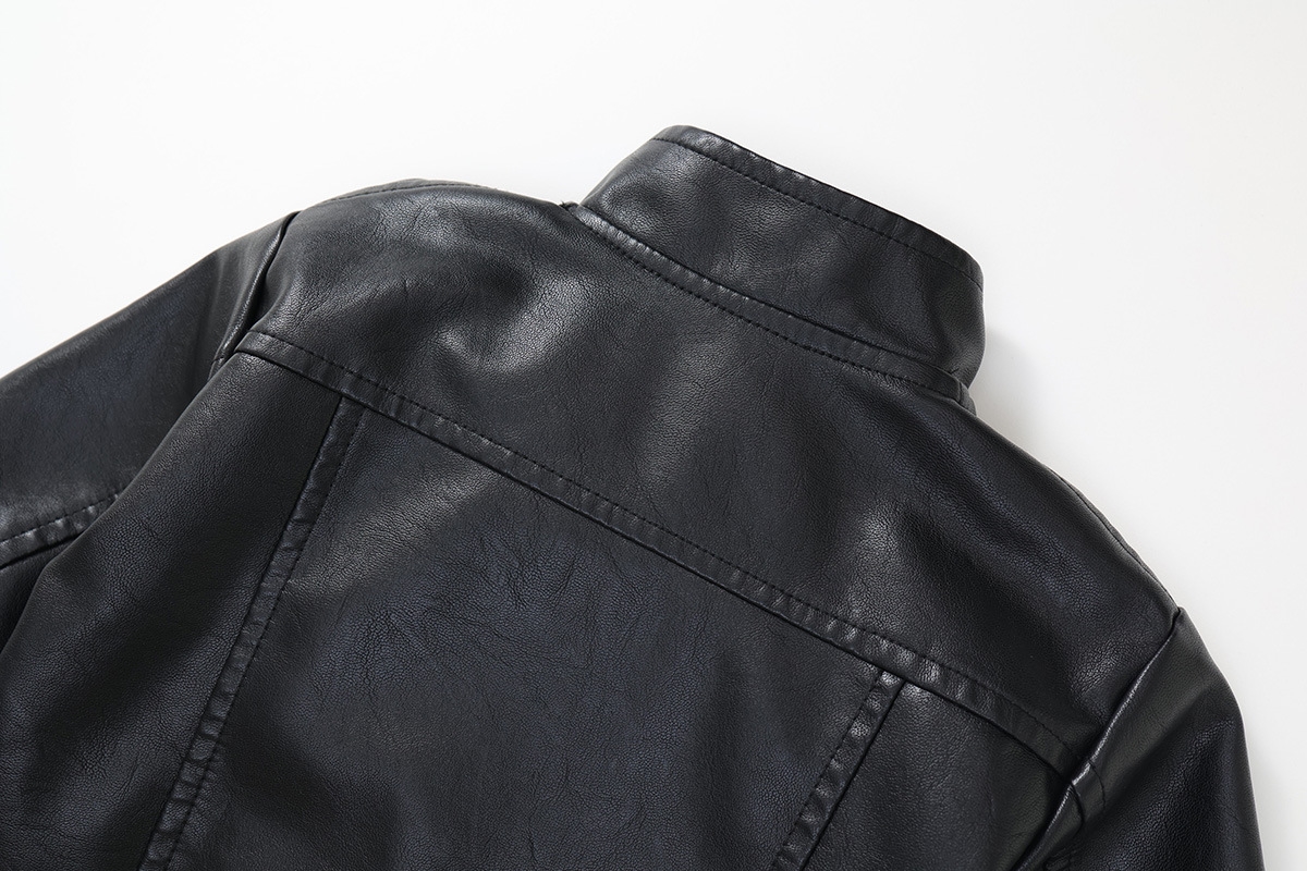 Детская куртка из кожзама оптом из Китая